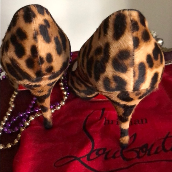 Christian Louboutin Leopard Heels - Picture 4 of 6